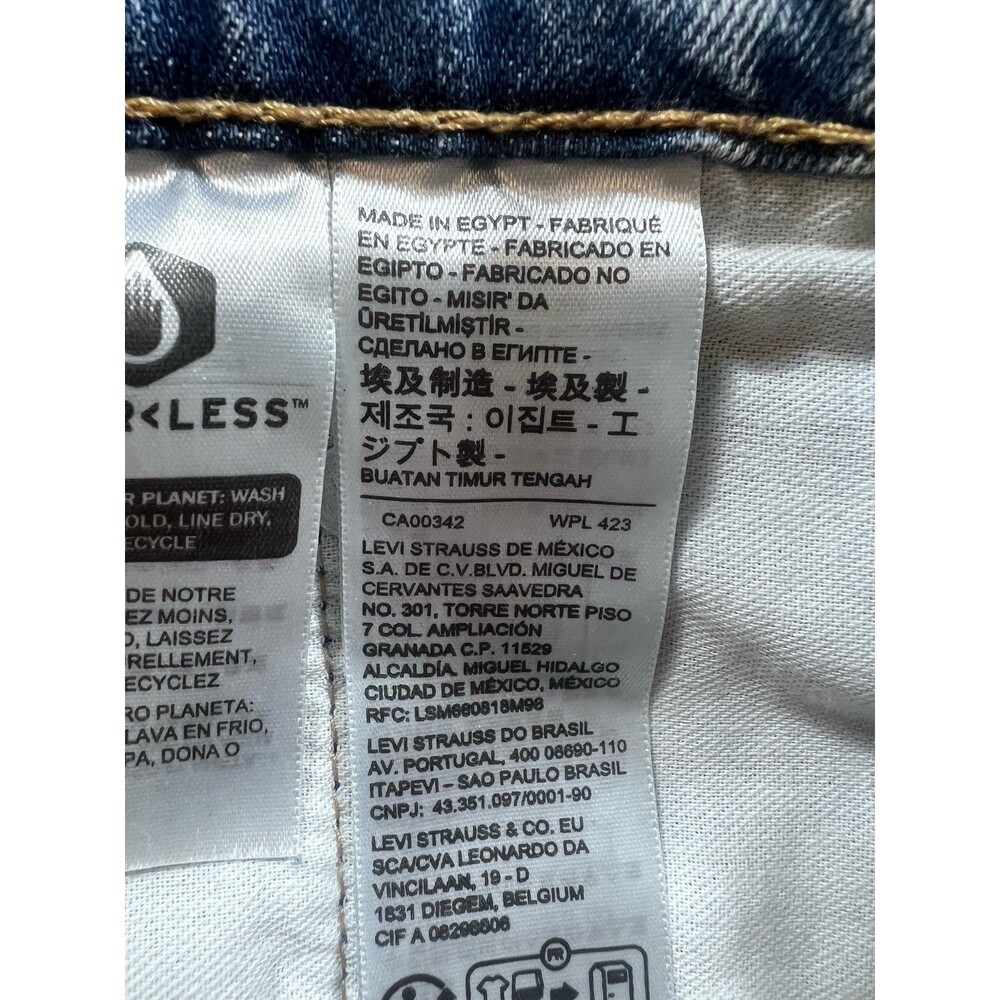 NWT Levi's 559 Jeans Men's 42x32 Relaxed Straight Stretch Medium Wash - Picture 9 of 11